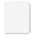 Preprinted Legal Exhibit Side Tab Index Dividers, Avery Style, 25-Tab, 126 to 150, 11 x 8.5, White, 1 Set, (1335) (01335)