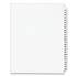 Preprinted Legal Exhibit Side Tab Index Dividers, Avery Style, 25-Tab, 151 to 175, 11 x 8.5, White, 1 Set, (1336) (01336)