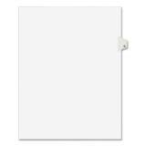 Preprinted Legal Exhibit Side Tab Index Dividers, Avery Style, 26-Tab, G, 11 x 8.5, White, 25/Pack, (1407) (01407)