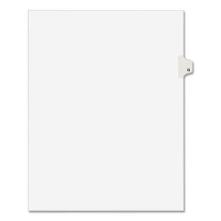 Preprinted Legal Exhibit Side Tab Index Dividers, Avery Style, 26-Tab, G, 11 x 8.5, White, 25/Pack, (1407) (01407)