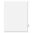 Preprinted Legal Exhibit Side Tab Index Dividers, Avery Style, 26-Tab, V, 11 x 8.5, White, 25/Pack, (1422) (01422)