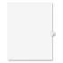 Preprinted Legal Exhibit Side Tab Index Dividers, Avery Style, 10-Tab, 14, 11 x 8.5, White, 25/Pack (11924)