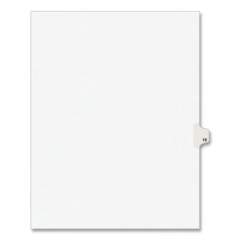 Preprinted Legal Exhibit Side Tab Index Dividers, Avery Style, 10-Tab, 15, 11 x 8.5, White, 25/Pack (11925)