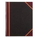 National Texthide Eye-Ease Record Book, Black/Burgundy/Gold Cover, 10.38 x 8.38 Sheets, 150 Sheets/Book (56211)