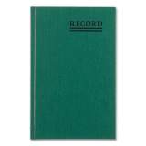 National Emerald Series Account Book, Green Cover, 9.63 x 6.25 Sheets, 200 Sheets/Book (56521)