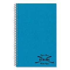 National Single-Subject Wirebound Notebooks, 1 Subject, Medium/College Rule, Kolor Kraft Blue Front Cover, 9.5 x 6, 80 Sheets (33560)