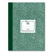 National Lab Notebook, Wide/Legal Rule, Green Marble Cover, 10.13 x 7.88, 96 Sheets (53010)
