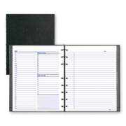 Blueline NotePro Undated Daily Planner, 9.25 x 7.25, Black Cover, Undated (A29C81)