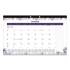 Blueline Passion Monthly Deskpad Calendar, Floral Artwork, 17.75 x 10.88, White Sheets, Black Binding, 12-Month (Jan to Dec): 2022 (C195113)