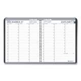 AbilityOne 7510016828111 SKILCRAFT Professional Weekly Planner, 11 x 8.5, Black Cover, 12-Month (Jan to Dec): 2022