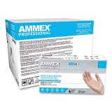 AMMEX Professional Vinyl Exam Gloves, Powder-Free, Large, Clear, 100/Box (VPF66100)