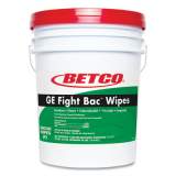 Betco GE Fight Bac Disinfecting Wipes, 7 x 11, Unscented, 1,500/Pack (392F500)