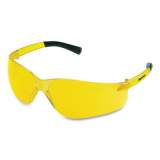 MCR Safety BearKat Safety Glasses, Wraparound, Scratch-Resistant, Amber Frame, Amber Lens (BK114)