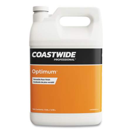 Coastwide Professional Optimum Floor Finish, Unscented, 3.78 L, 4/Carton (568001A)