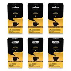 Lavazza Lungo Leggero Coffee Capsules, Intensity 4, 0.19 oz, 10/Box, 6 Boxes/Carton (100)