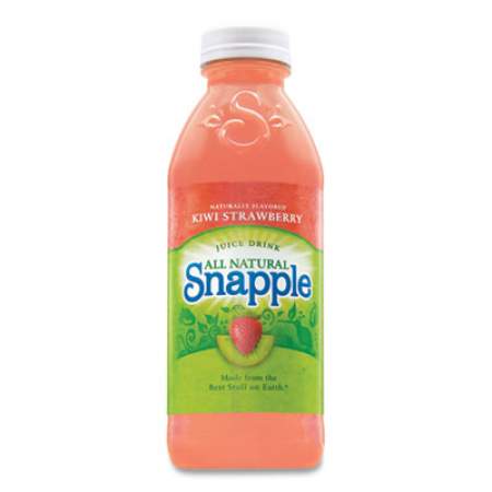Snapple All Natural Juice Drink, Kiwi-Strawberry, 20 oz Bottle, 24/Carton (10002876)