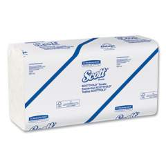 Scott Essential Low Wet Strength Multi-Fold Towels, 9.4 x 12.4, White, 175/Pack, 25 Packs/Carton (45957)