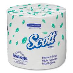 Scott Essential Standard Roll Bathroom Tissue, Septic Safe, 2-Ply, White, 550 Sheets/Roll, 40 Rolls/Carton (48040)
