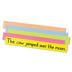 Pacon Sentence Strips, 24 x 3, Assorted Bright Colors, 100/Pack (1733)