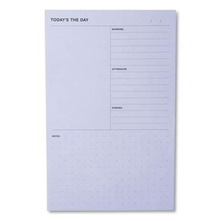 Noted by Post-it Brand Daily Planner Pad, 4.9 x 7.7, Blue, 100-Sheet (58BLU)