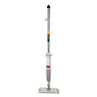 Advantage+ Bucketless Mop, 16" Frame, White/Silver Metal Handle (BWMS16)