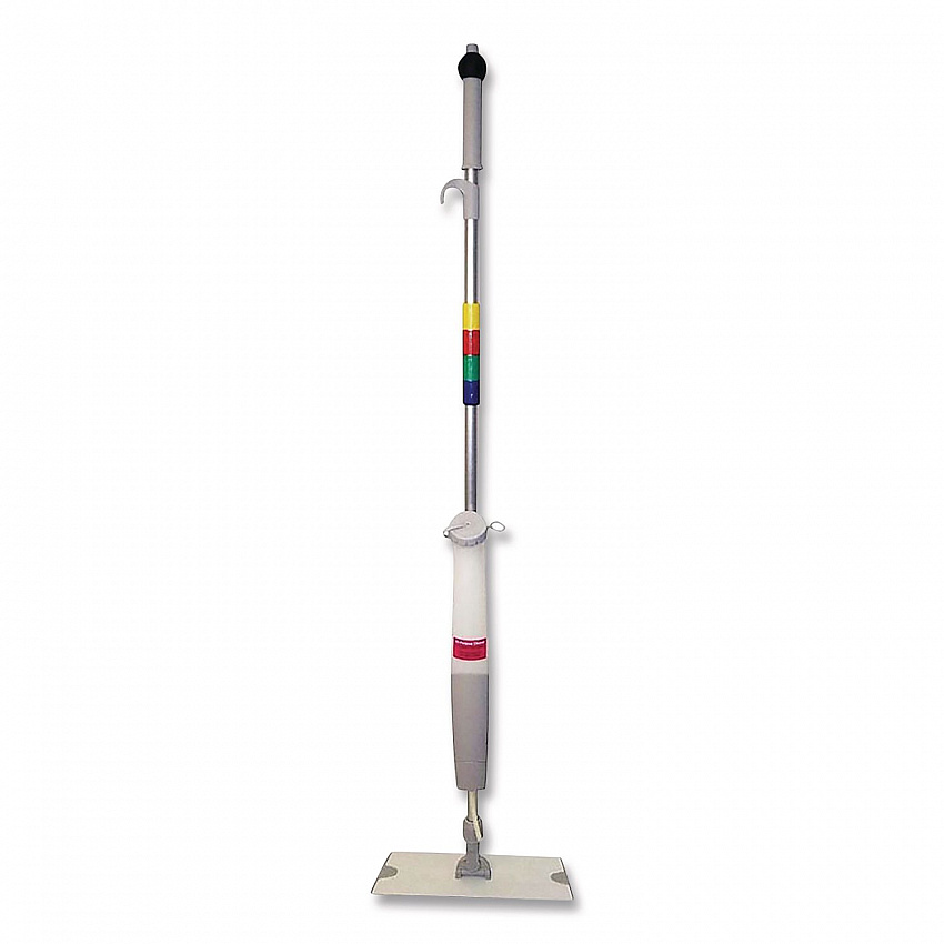 Advantage+ Bucketless Mop, 16" Frame, White/Silver Metal Handle (BWMS16)