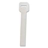 The Packaging Wholesalers Box Partners Cable Ties, 0.19 x 17, Clear, 1,000/Pack (CT1750)
