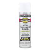 Rust-Oleum Professional High Performance Enamel Spray, Flat White, 15 oz Aerosol Can (7590838)