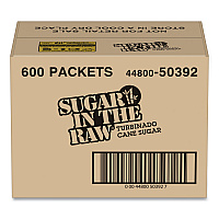 Sugar, 0.18 oz Packet, 600/Carton (50392)