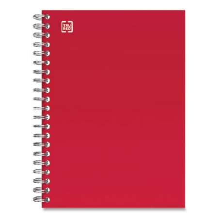 TRU RED Premium One-Subject Notebook, Medium/College Rule, Red Cover, 7 x 4.38, 80 Sheets (58349MCC)