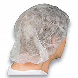 BC Series Bouffant Caps, Polypropylene, 24", White, 1,000/Carton (BC241000)