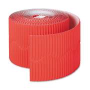 Pacon Bordette Decorative Border, 2.25" x 50 ft Roll, Flame Red (37036)