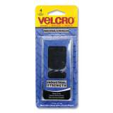 VELCRO Industrial Strength Heavy-Duty Fastener, 1.88" dia, Black, 4 Fasteners (90362)