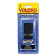 VELCRO Industrial Strength Heavy-Duty Fastener, 1.88" dia, Black, 4 Fasteners (90362)