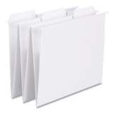 Smead FasTab Hanging Folders, Letter Size, 1/3-Cut Tab, White, 20/Box (64002)