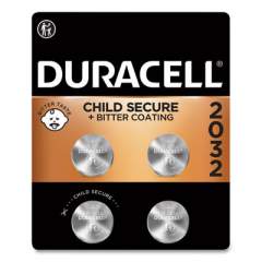 Duracell Lithium Coin Battery, 2032, 4/Pack (DL2032B4PK)
