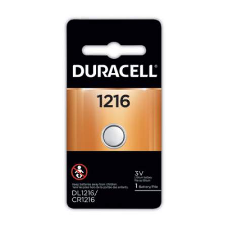 Duracell Lithium Coin Batteries, 1216 (DL1216BPK)