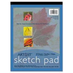 Pacon Art1st Sketch Pad, Unruled, 50 White 9 x 12 Sheets (4746)