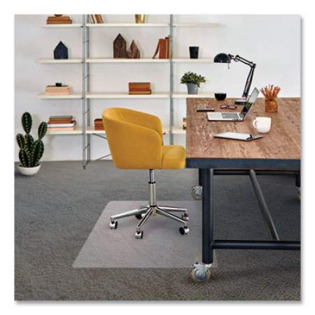 Floortex Cleartex Advantagemat Phthalate Free PVC Chair Mat for Low Pile Carpet, 60 x 48, Clear (PF1115225EV)