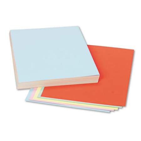 Pacon Assorted Colors Tagboard, 12 x 9, Blue, Canary, Green, Orange, Pink, 100/Pack (5171)