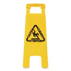 Boardwalk Site Safety Wet Floor Sign, 2-Sided, 10 x 2 x 26, Yellow (26FLOORSIGN)