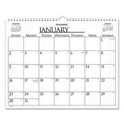 AT-A-GLANCE Business Monthly Wall Calendar, 15 x 12, White/Black Sheets, 12-Month (Jan to Dec): 2022 (997114)