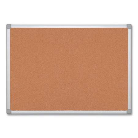 MasterVision Earth Cork Board, 36 x 48, Aluminum Frame (CA051790)