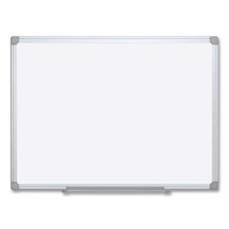 MasterVision Earth Silver Easy Clean Dry Erase Boards, 48 x 96, White, Aluminum Frame (MA2100790)