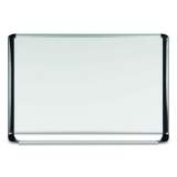 MasterVision Porcelain Magnetic Dry Erase Board, 48x96, White/Silver (MVI210401)