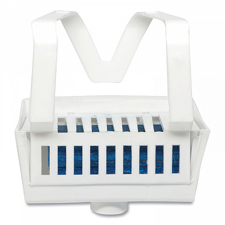 Non-Para Toilet Bowl Block, Lasts 30 Days, Evergreen Scent, White, 12/Box (661)