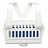 Non-Para Toilet Bowl Block, Lasts 30 Days, Evergreen Scent, White, 12/Box (661)