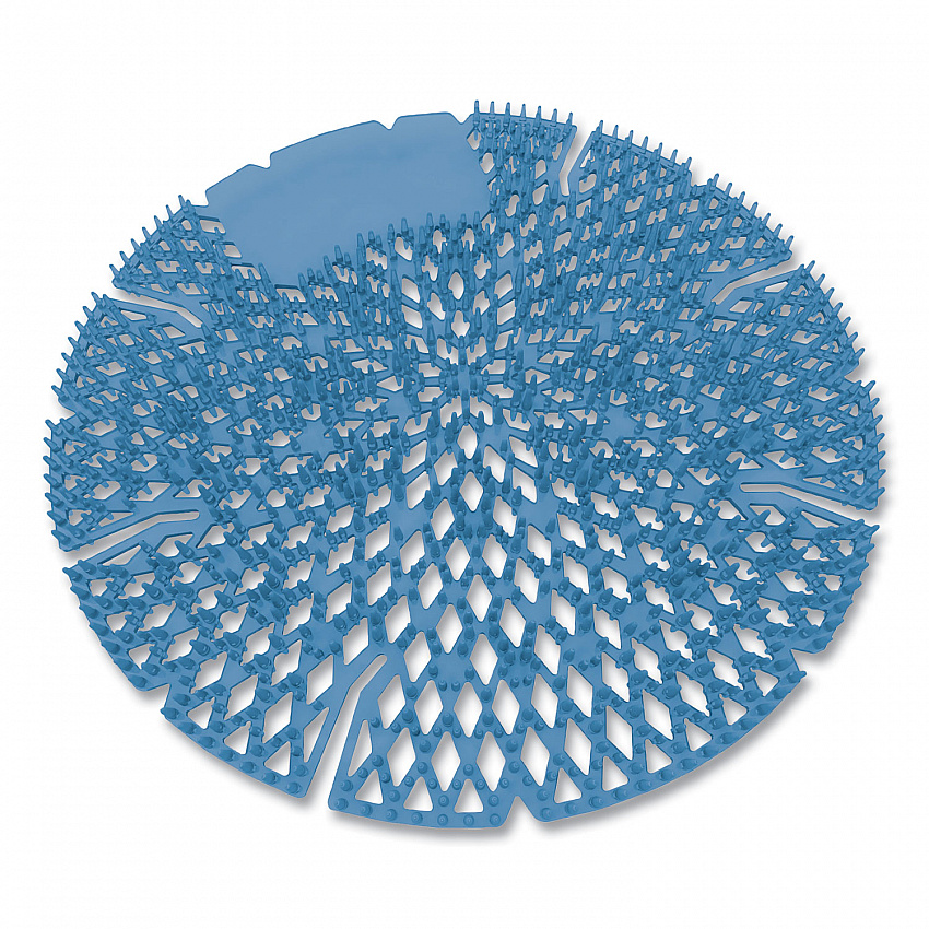 Diamond 3D Urinal Screen, Mountain Air Scent, Blue, 10/Pack, 6 Packs/Carton (623CT)