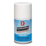 Big D Metered Concentrated Room Deodorant, Fresh Linen Scent, 7 oz Aerosol Spray, 12/Box (472)