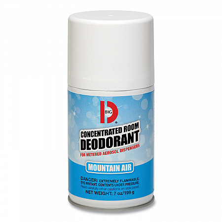 Metered Concentrated Room Deodorant, Mountain Air, 7 oz Aerosol Spray, 12/Carton (463)
